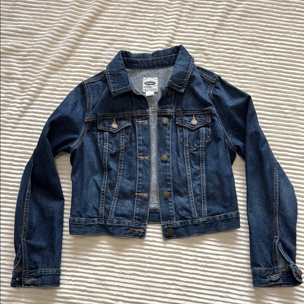 Old Navy Cropped Denim Jacket Small